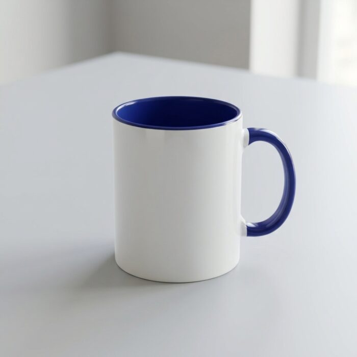 Inner Handle Colored Sublimation Mug Dark Blue Dark Blue MB0MG055 Professional Context