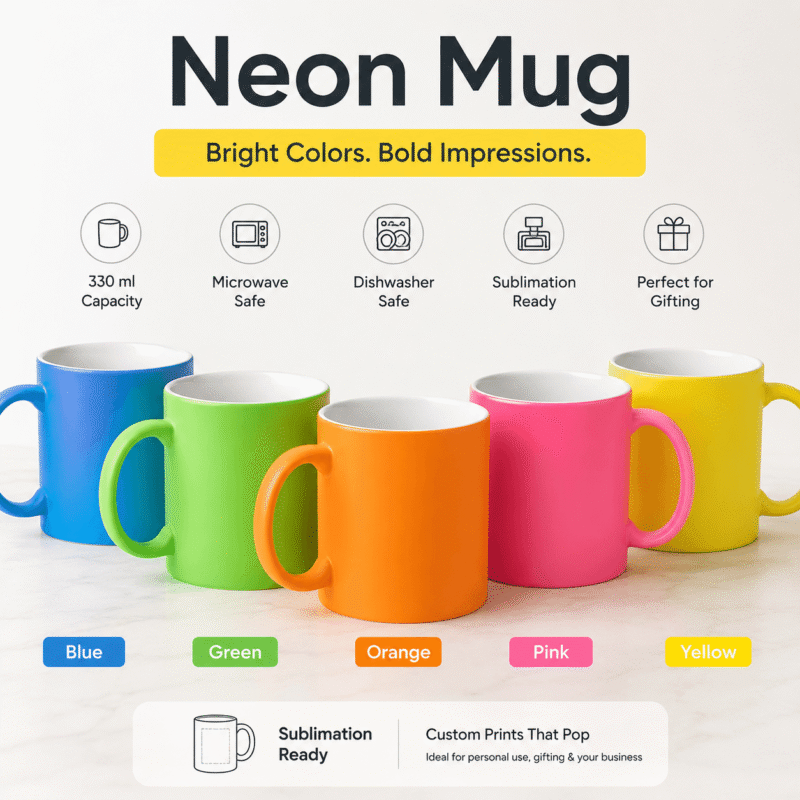 Neon Sublimation Mug