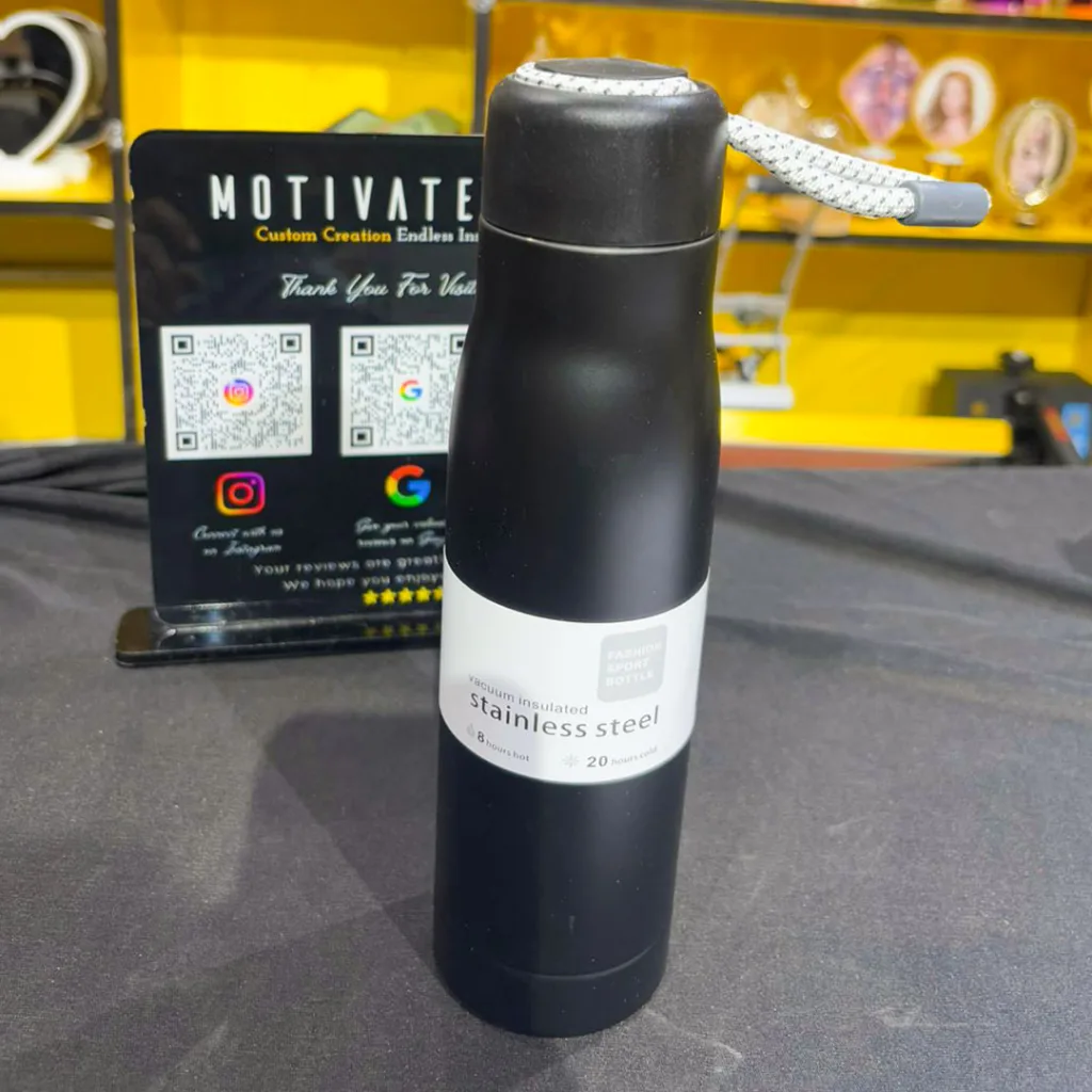 SS Insulated Flask Black 500ml