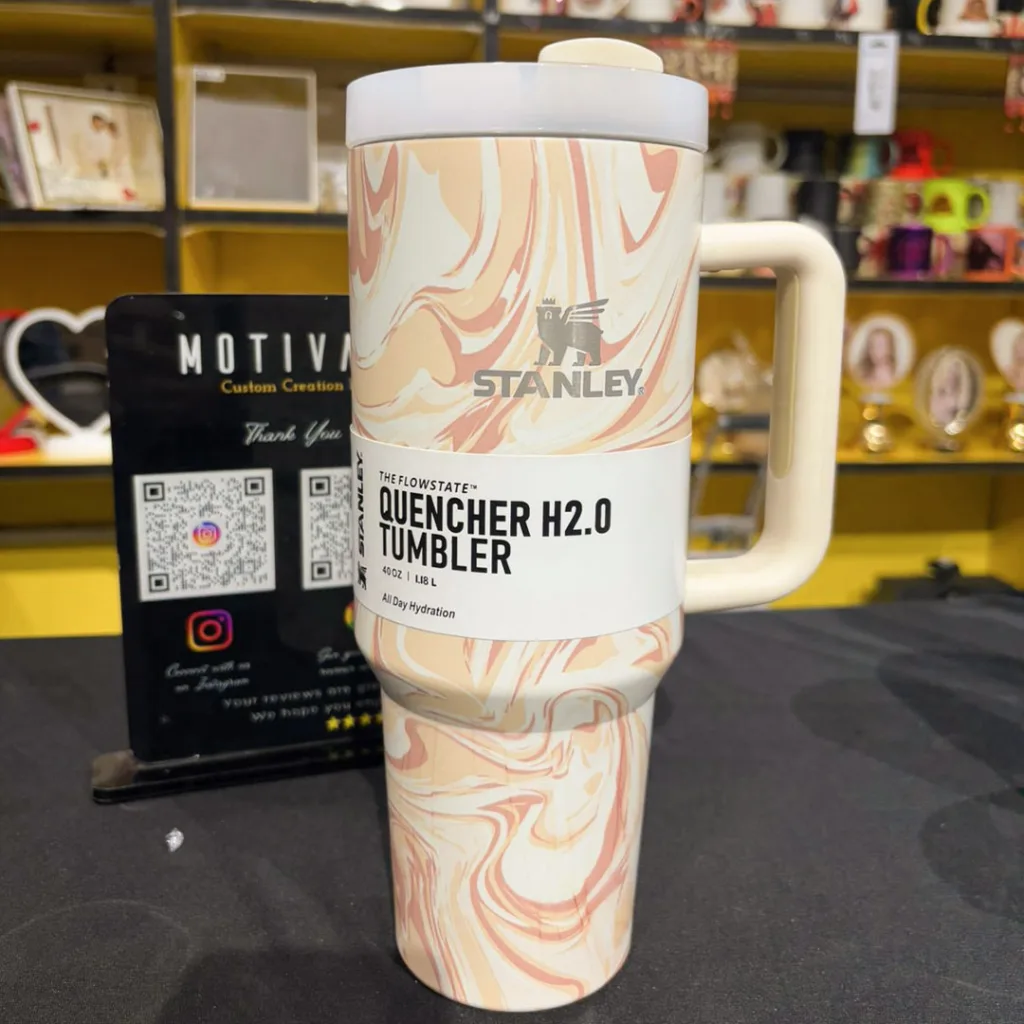 Sublimation Stanley Mug 1200ml With Steel Straw