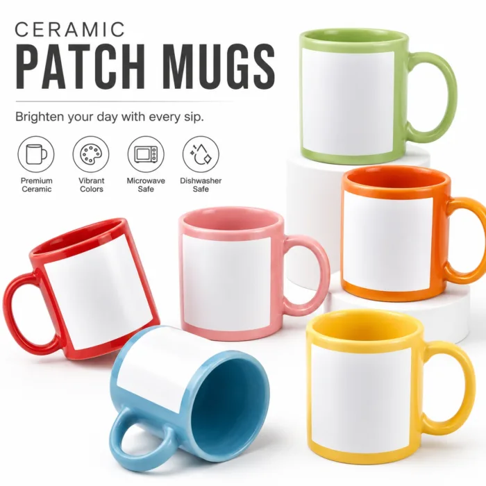Ceramic Patch Mug