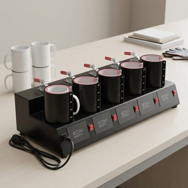 Mug Press 5 In 1 Machine PROFESSIONAL STUDIO PLACEMENT