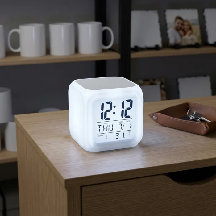 Sublimation Alarm Clock GLOW EFFECT LIFESTYLE