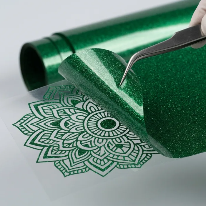 Glitter Vinyl - Green WEEDING PRECISION