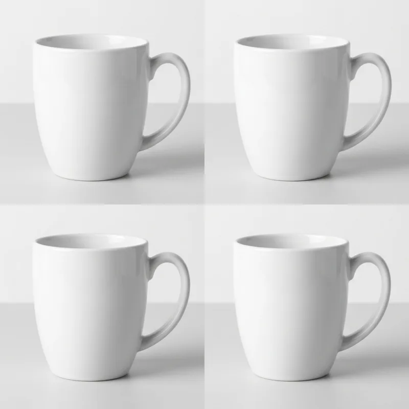 Coral White Mug BULK PRODUCTION