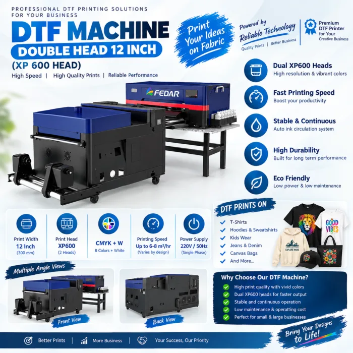 DTF Machine Double Head 12 Inch (XP 600 Head) (1)