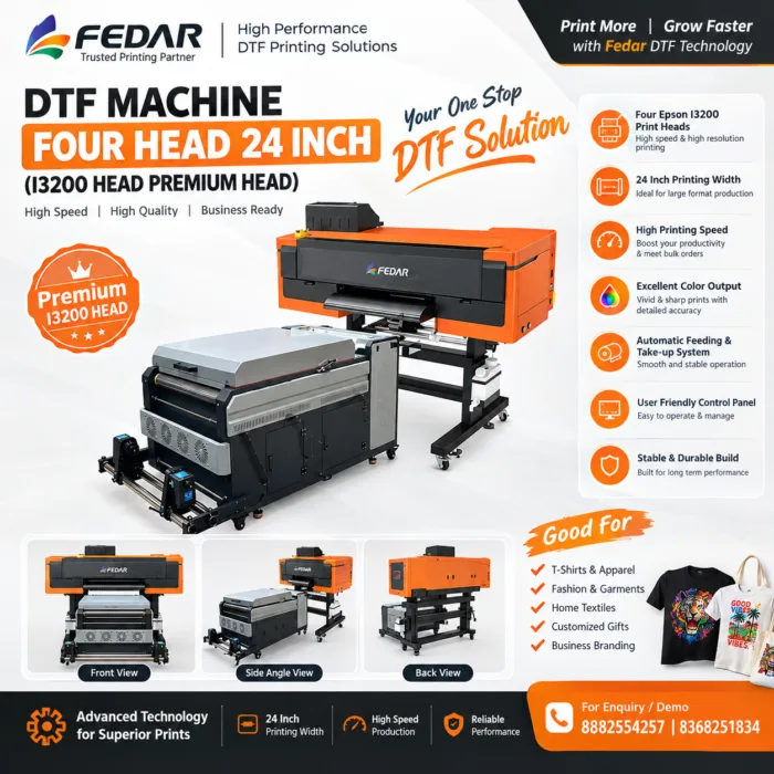 DTF Machine Four Head 24 Inch (I3200 Head Premimum Head) (1)