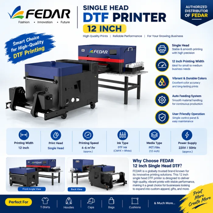 DTF Machine Single Head 12 Inch (XP600 Head) (2)