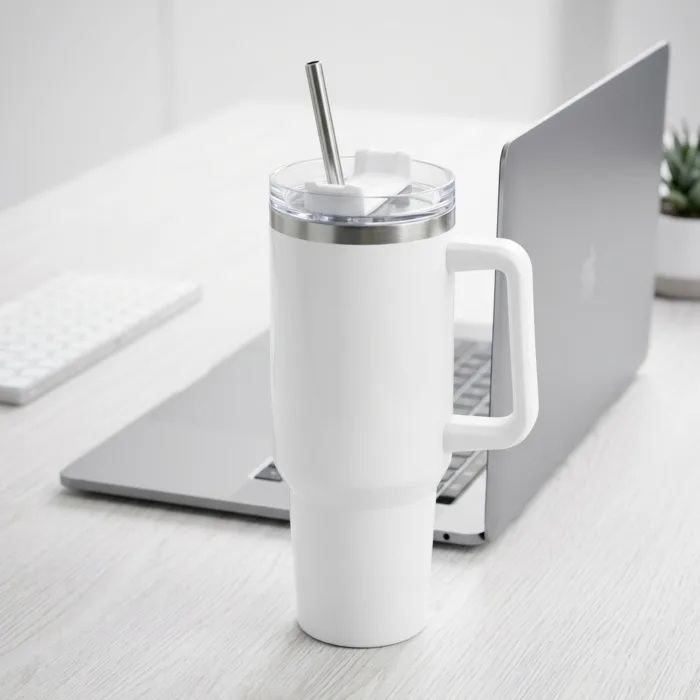Sublimation Stanley Tumbler 1200ml With Steel Straw 1 Sublimation Stanley Tumbler 1200ml With Steel Straw PROFESSIONAL DESK PLACEMENT
