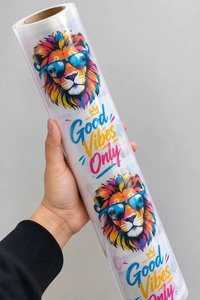 Colorful Good Vibes Only Transfer Roll