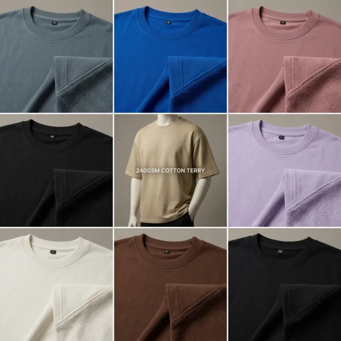 Cotton Terry Oversized T-shirt 240gsm STREETWEAR SILHOUETTE