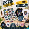 DTF Stickers Bold Colors Endless Creativity