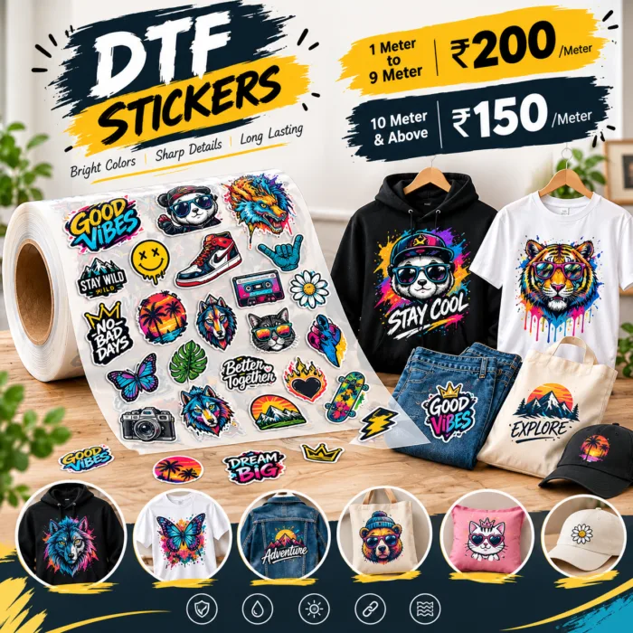 DTF Stickers Bold Colors Endless Creativity