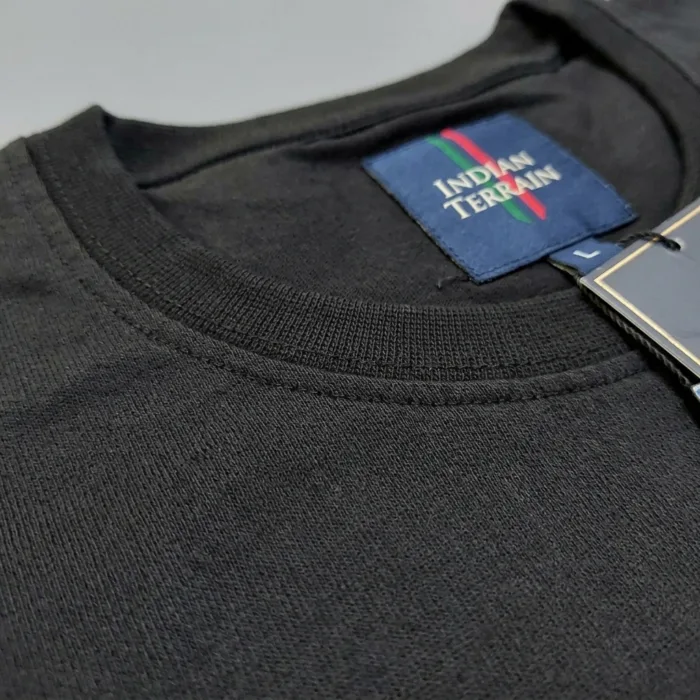 Indian Terrain Round Neck Tshirt FABRIC INTEGRITY MACRO