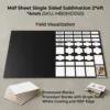 MDF Sheet Single Sided Sublimation 2*4ft *4mm 3 Mdf Sheet Single Sided Sublimation 2*4ft *4mm BULK YIELD VISUALIZATION