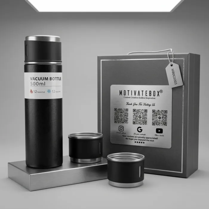 Vaccum Flask With 2 Cup Set 500ml GIFTING PRESENTATION