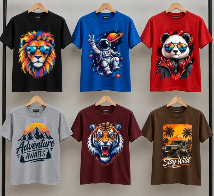 Vibrant Graphic T Shirt Collection